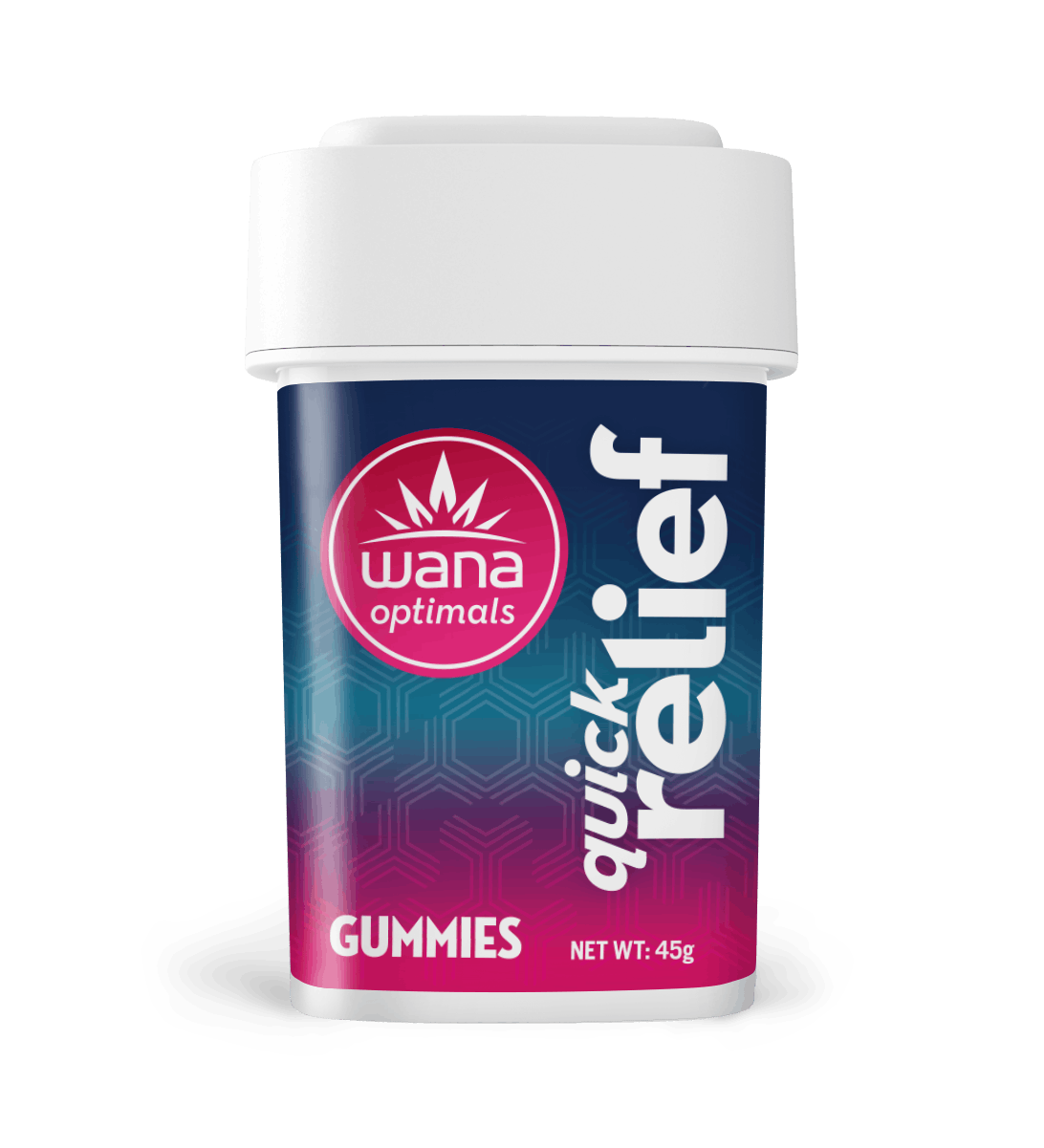 Photograph of product: 100mg Black Cherry Optimals Quick Relief Gummies [1:1:1 THC:CBC:CBG] 10pk