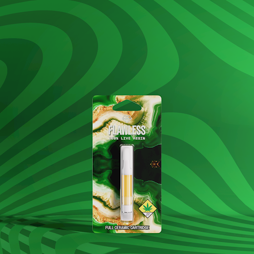 Photograph of product: Flawless | Gary Payton | Live Resin | Cartridge | DOH | 1g