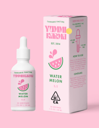 Photograph of product: YUMMI KARMA 1000MG 1:1 TINCTURE - WATERMELON