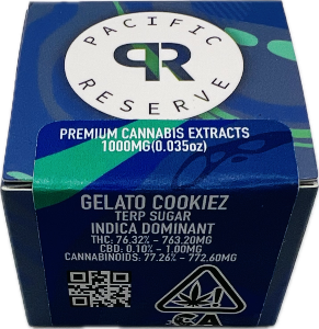 Photograph of product: Gelato Cookiez 1g Terp Sugar- Pacific Reserve