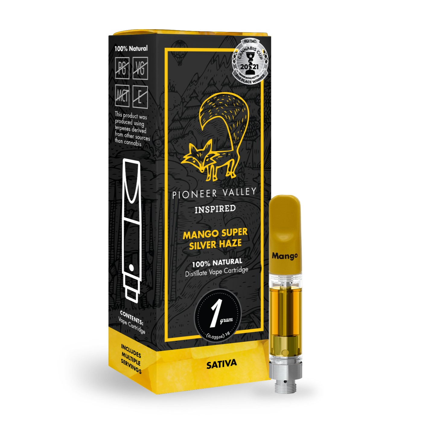 Photograph of product: Mango Super Silver Haze | Distillate Cart | 1g