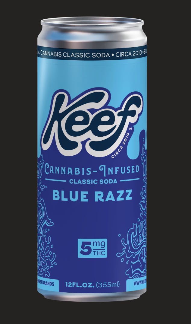 Photograph of product: Blue Razz Classic Soda Infused Beverage 5mg (H)