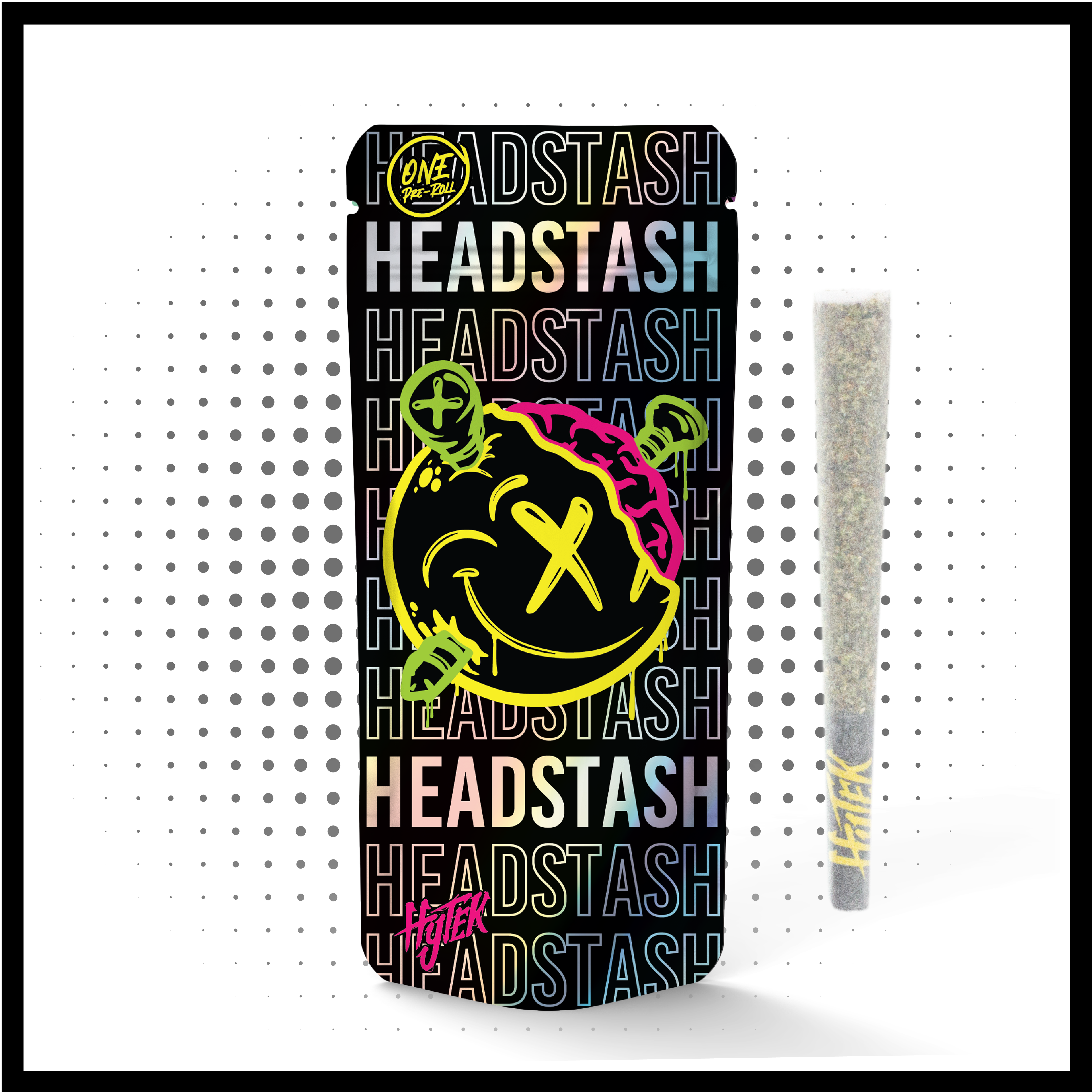 Photograph of Product: HYTEK | HEADSTASH OG | 1g PREROLL