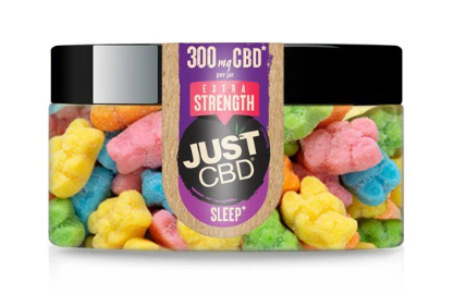 Photograph of product: Extra Strength Night Time Sour Bears - CBD - 20 pack