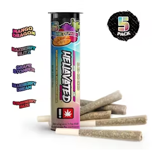 Photograph of product: Hellavated // 5PK Variety Infused Preroll