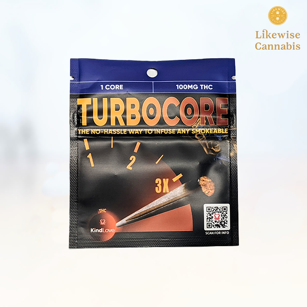 Photograph of product: 1-PACK SUPER GLUE 100MG TURBO CORE PREROLL INFUSER