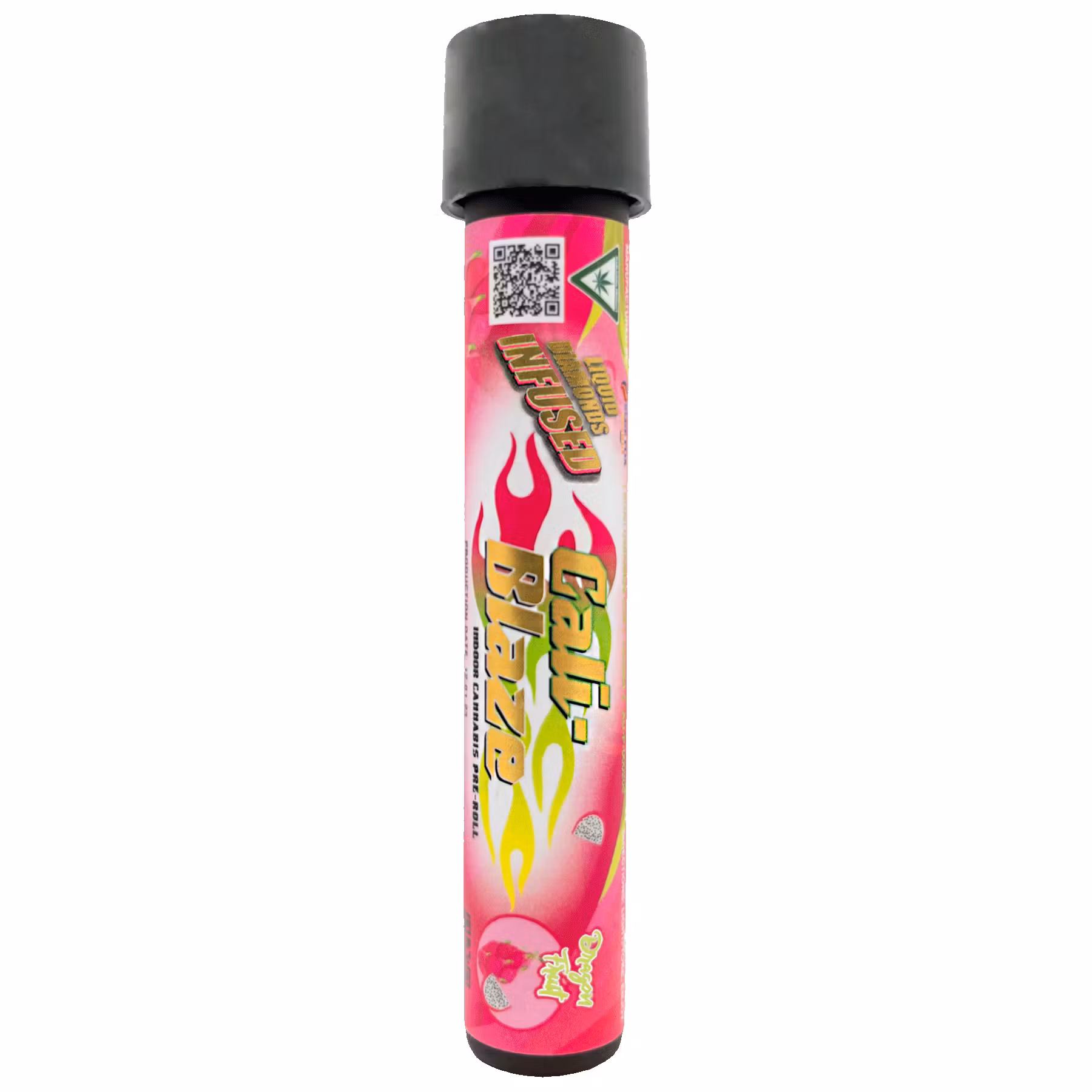 Photograph of product: Cali Blaze Infused Pre Roll Dragon Fruit