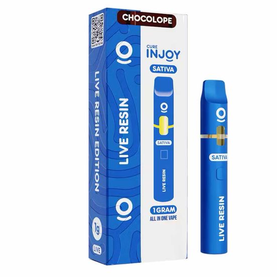 Photograph of product: Cure Injoy - Chocolope Live Resin All In One 1g - 
