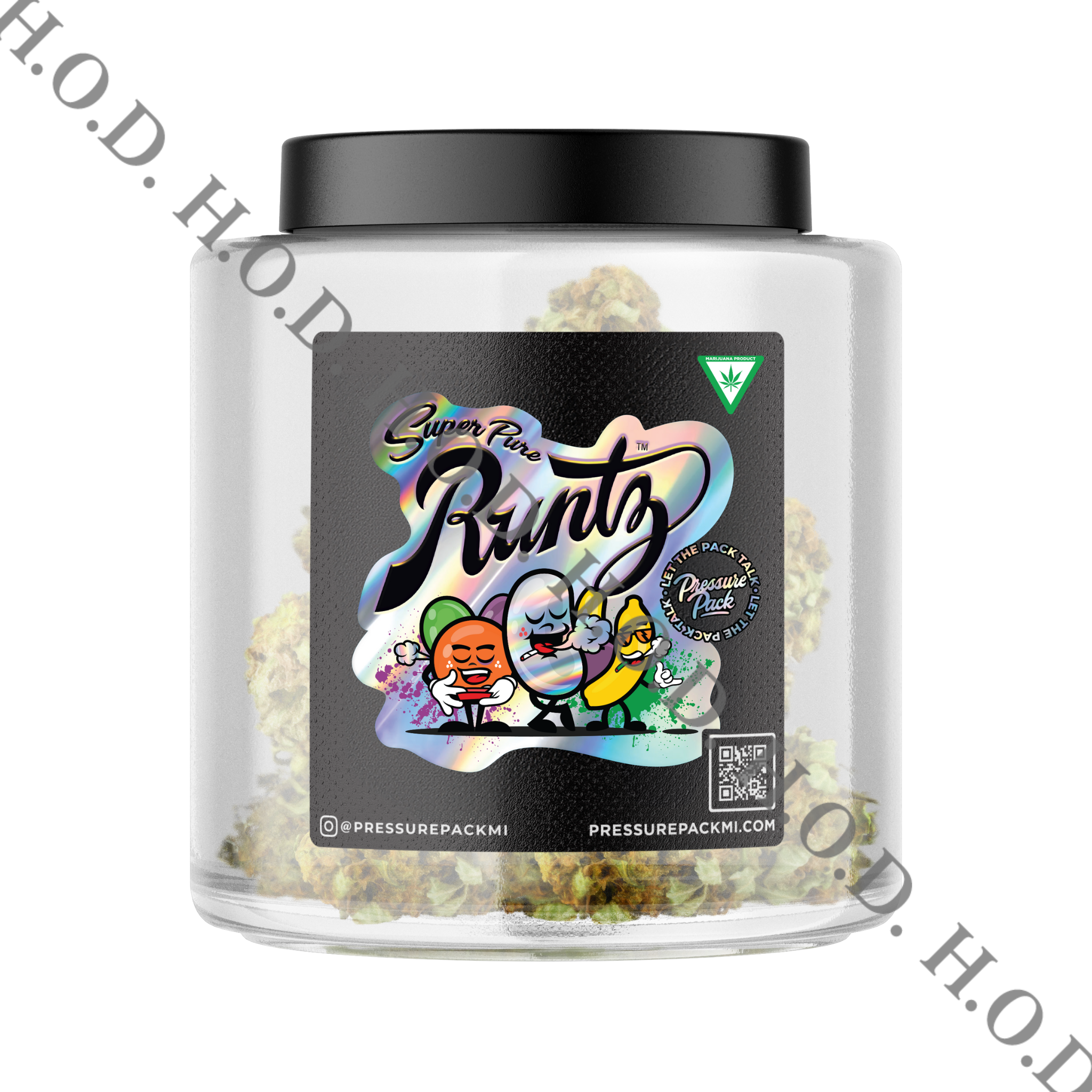Photograph of product: Pressure Pack Super Pure Runtz - 1g