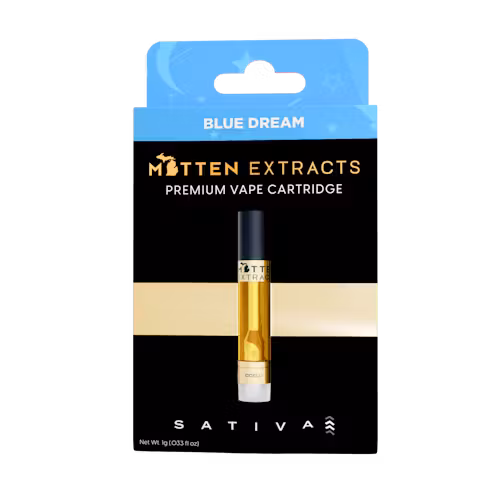 Photograph of product: Mitten Extracts 1g Cartridge | Blue Dream - Oui'd