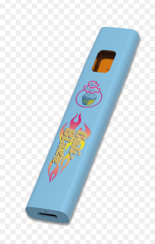Photograph of product: Cali Blaze - Blue Muffin Live Resin Disposable