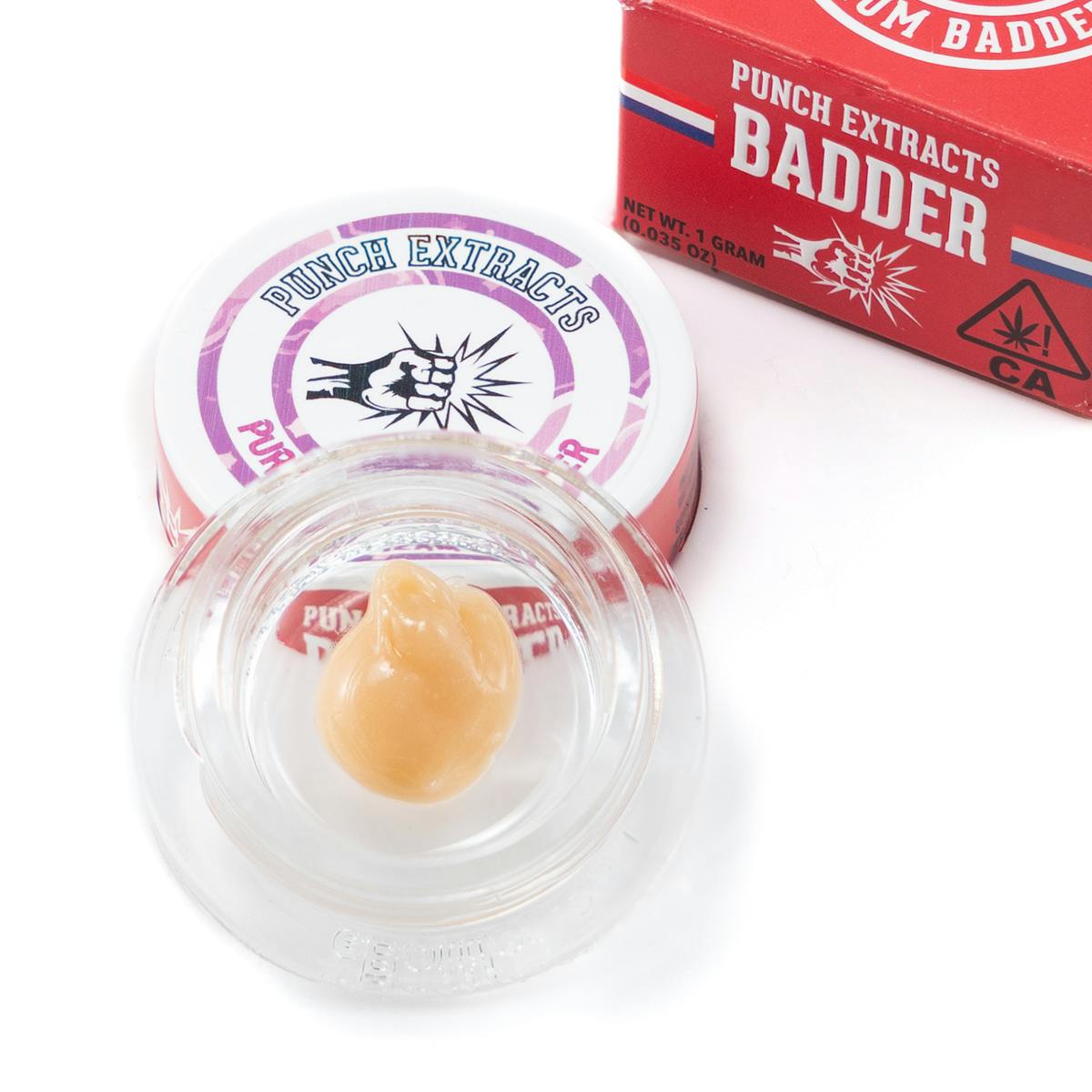Photograph of product: Punch 1G BHO Badder - Purple Dream