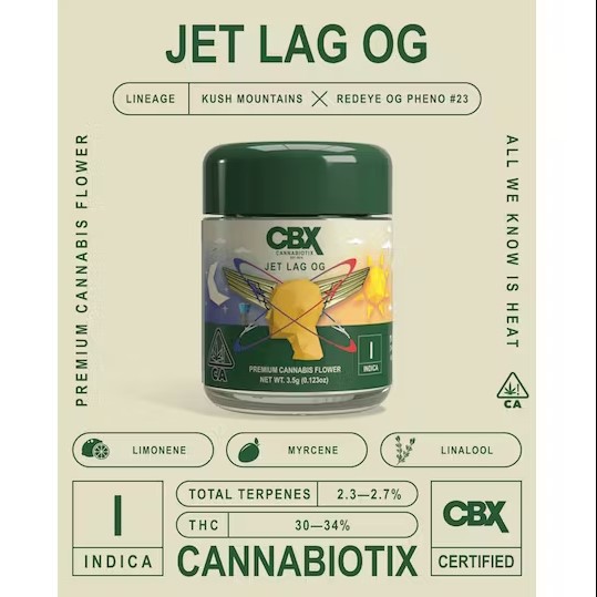 Photograph of product: Cannabiotix - Jet Lag OG | Eighths - 3.5g