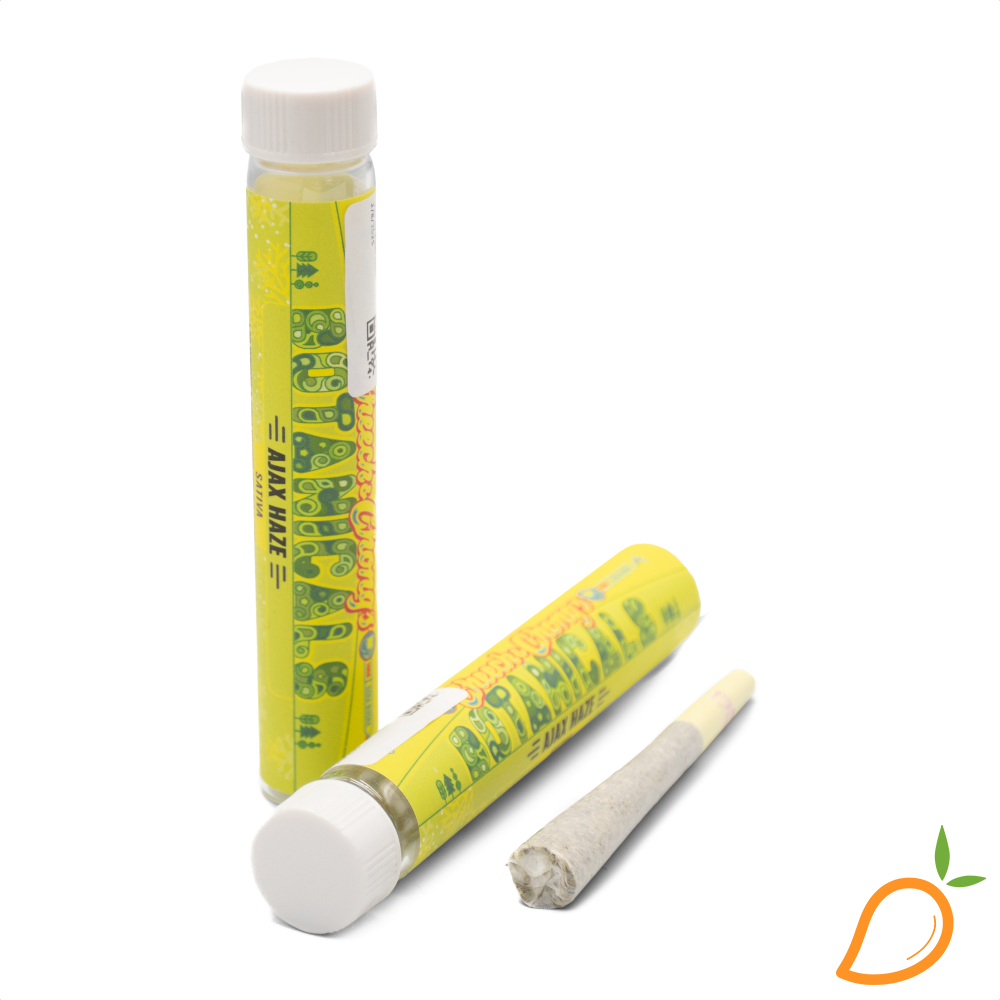 Photograph of product: 1.2g Ajax Haze Cryo Infused Preroll Cheech & Chong
