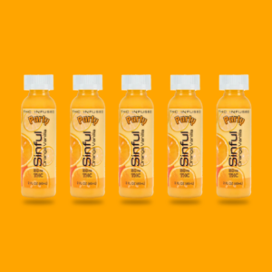 Photograph of product: Sinful Shooters - 100mg Orange Vanilla