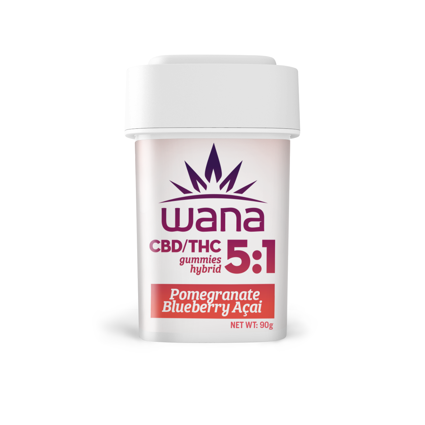 Photograph of product: Gummy Pomegranate Blueberry Acai 5:1 CBD/TH-oui [20pk] | 100mg