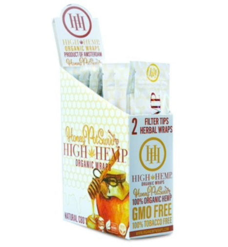 Photograph of product: Honey Pot Swirl Organic Wraps | 2 Pack | High Hemp