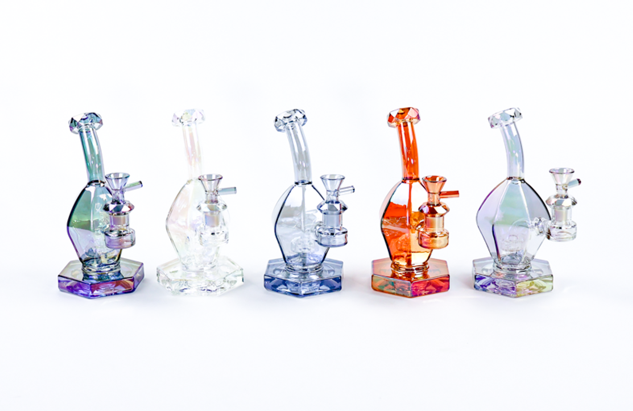 Photograph of product: Iridized Enchanted Puffkin Bong | 7in