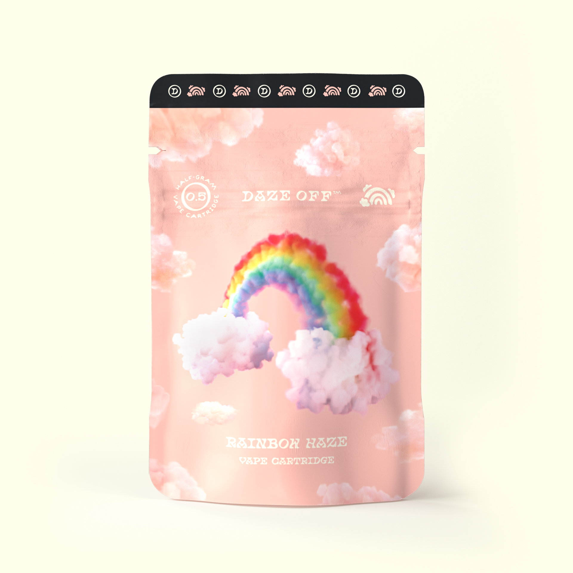 Photograph of product: Daze Off - Vape Cart - Rainbow Haze