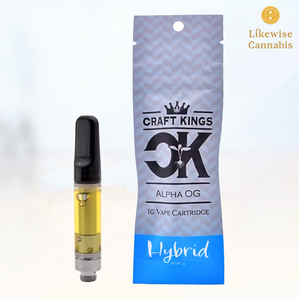 Photograph of Product: ALPHA OG 1G DISTILLATE CARTRIDGE