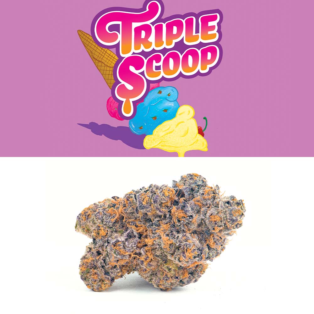 Photograph of product: Indoor 3.5g Triple Scoop