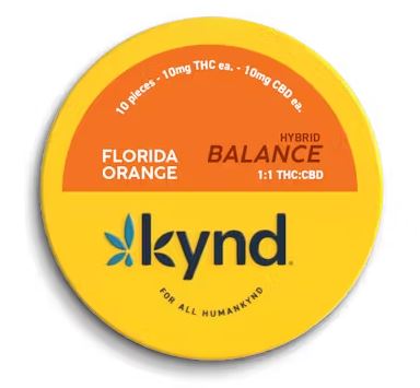 Photograph of product: Balance 1:1 TH-oui:CBD Florida Orange Gummies 100mg | 10pk