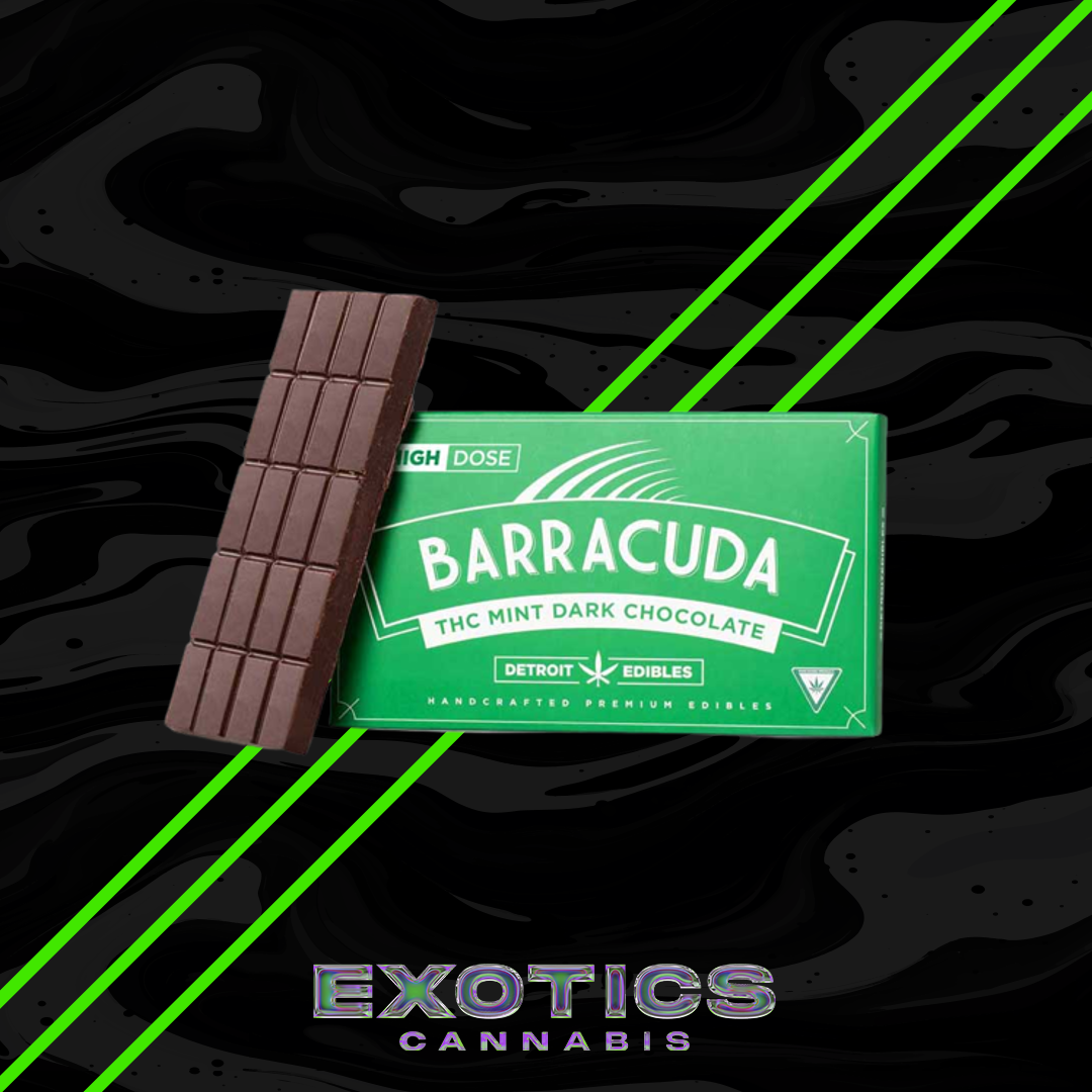Photograph of product: Barracuda Bar - Dark Chocolate Bar 200mg (2/$20)