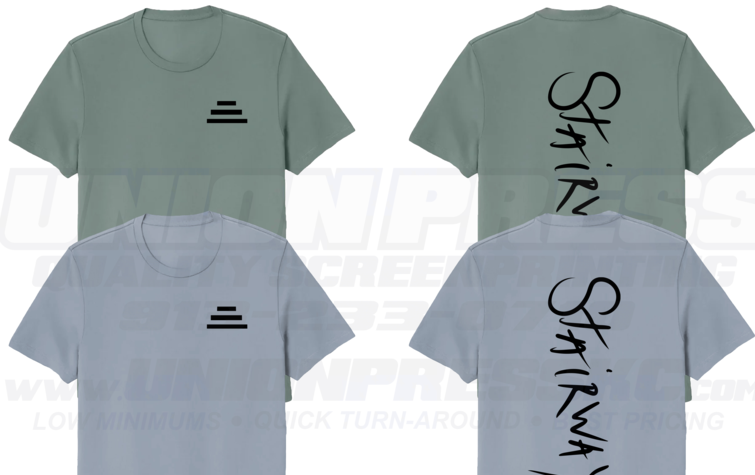 Photograph of product: Stairway Logo Shirt- Sage