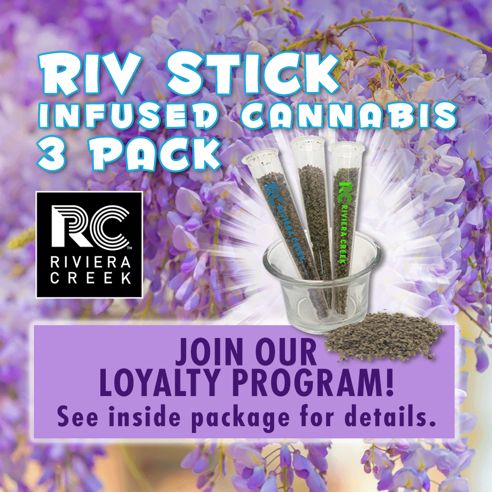 Photograph of product: Riv Stick | Infused Flower | 1g x 3 pack