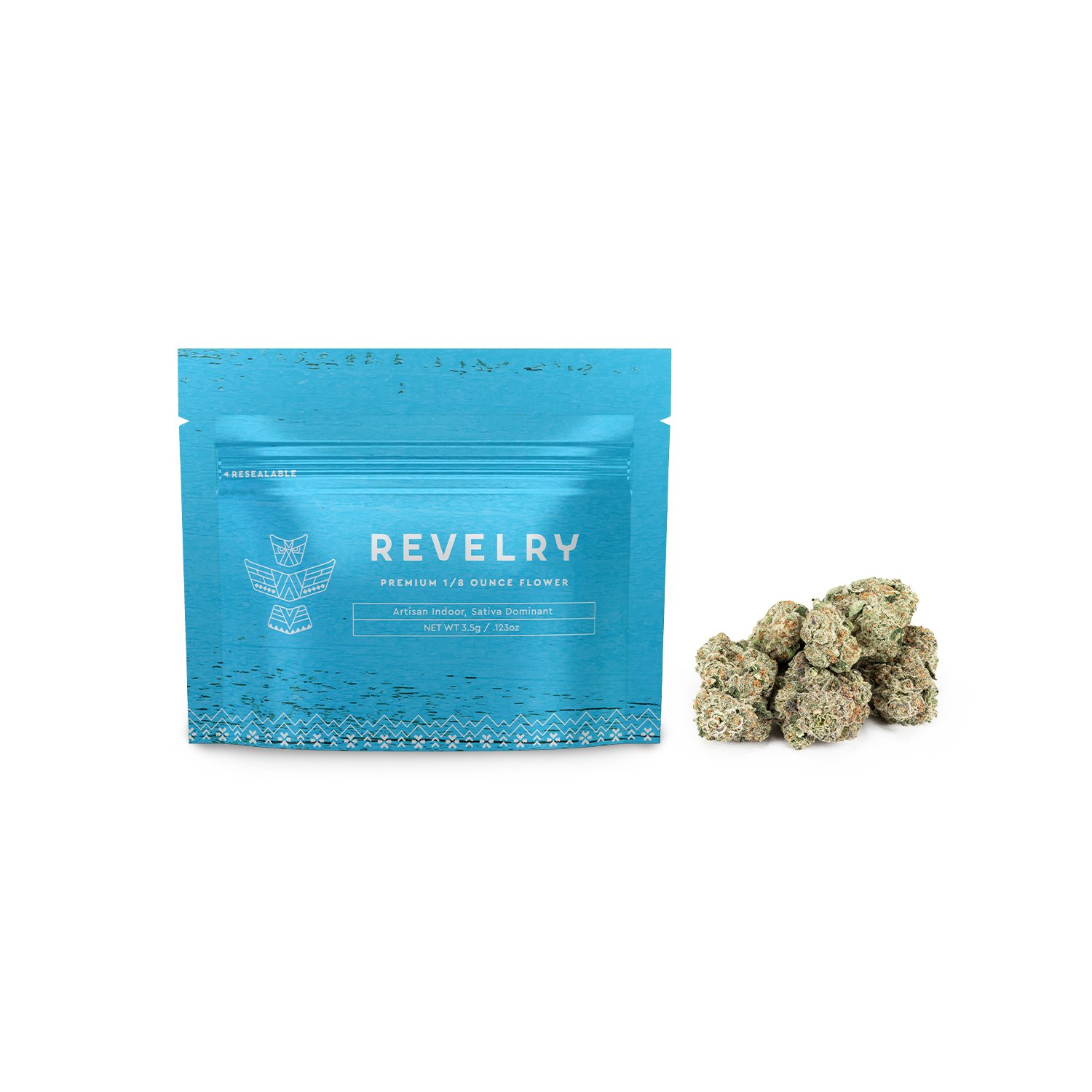 Photograph of product: Flower - Sour Tangie - Revelry - REC - 3.5g
