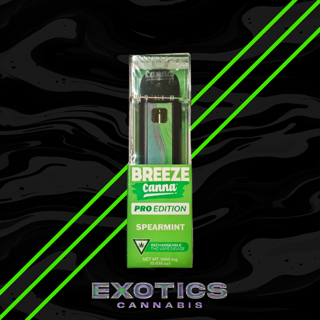 Photograph of product: Breeze Canna Pro - Spearmint Disposable (3/$60)
