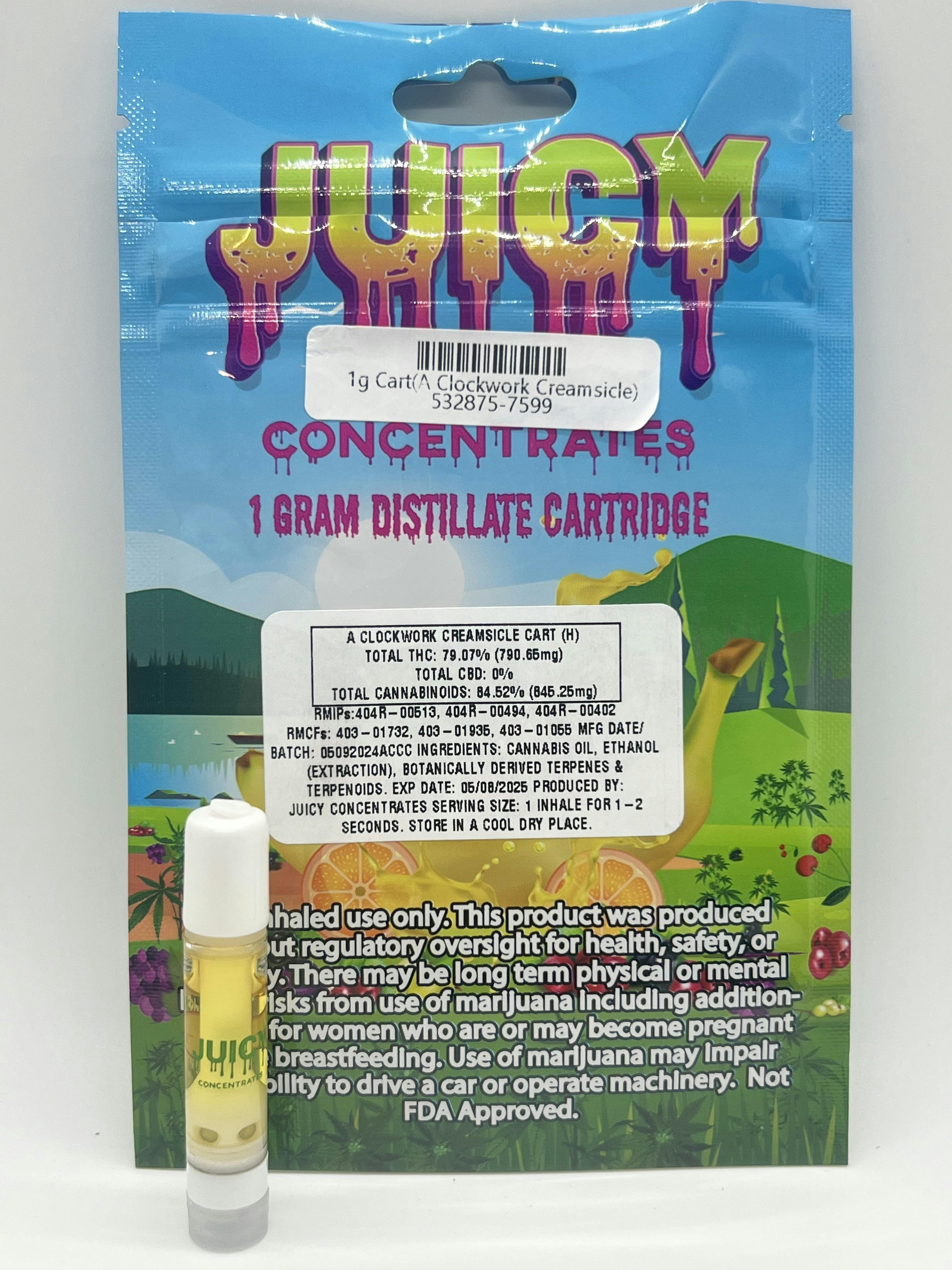 Photograph of product: Juicy Cart | A Clockwork Creamsicle