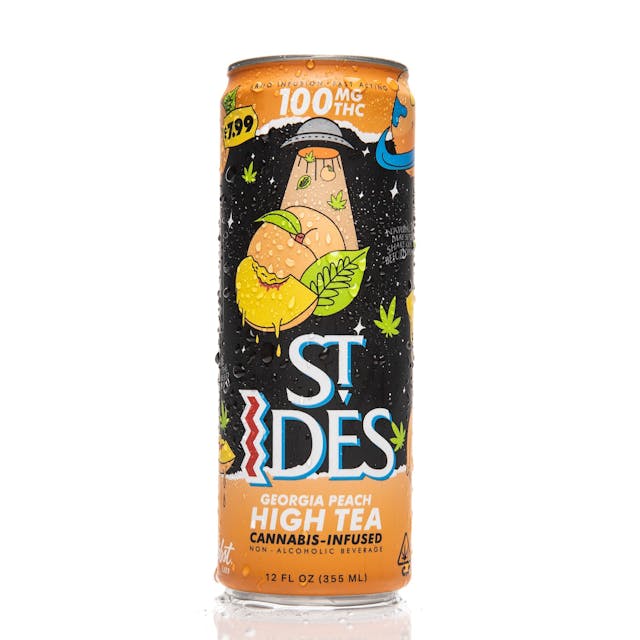 Photograph of product: St. Ides - Georgia Peach High Tea - 100mg - 