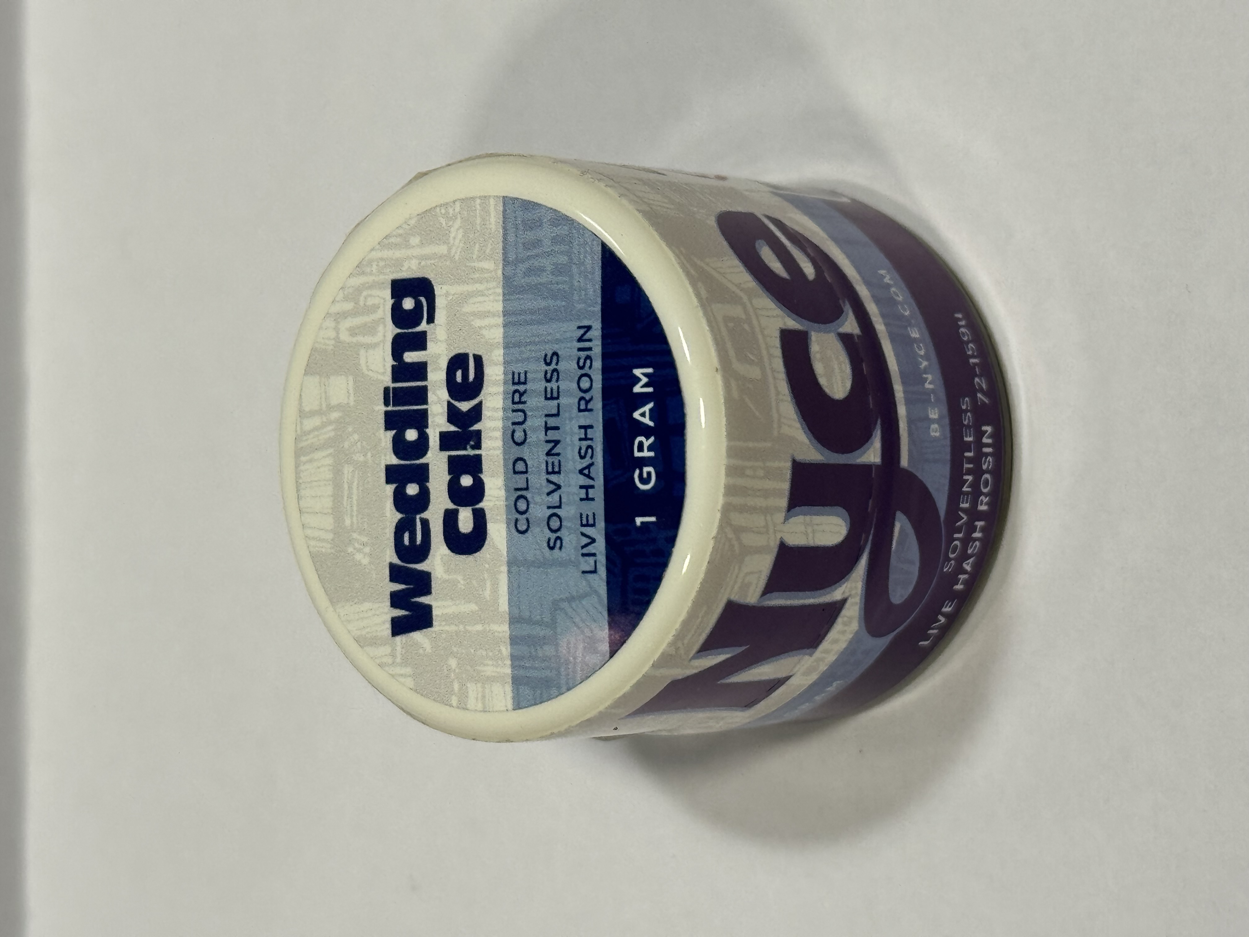 Photograph of product: NYCE | Rosin Jar | Wedding Cake | 1g