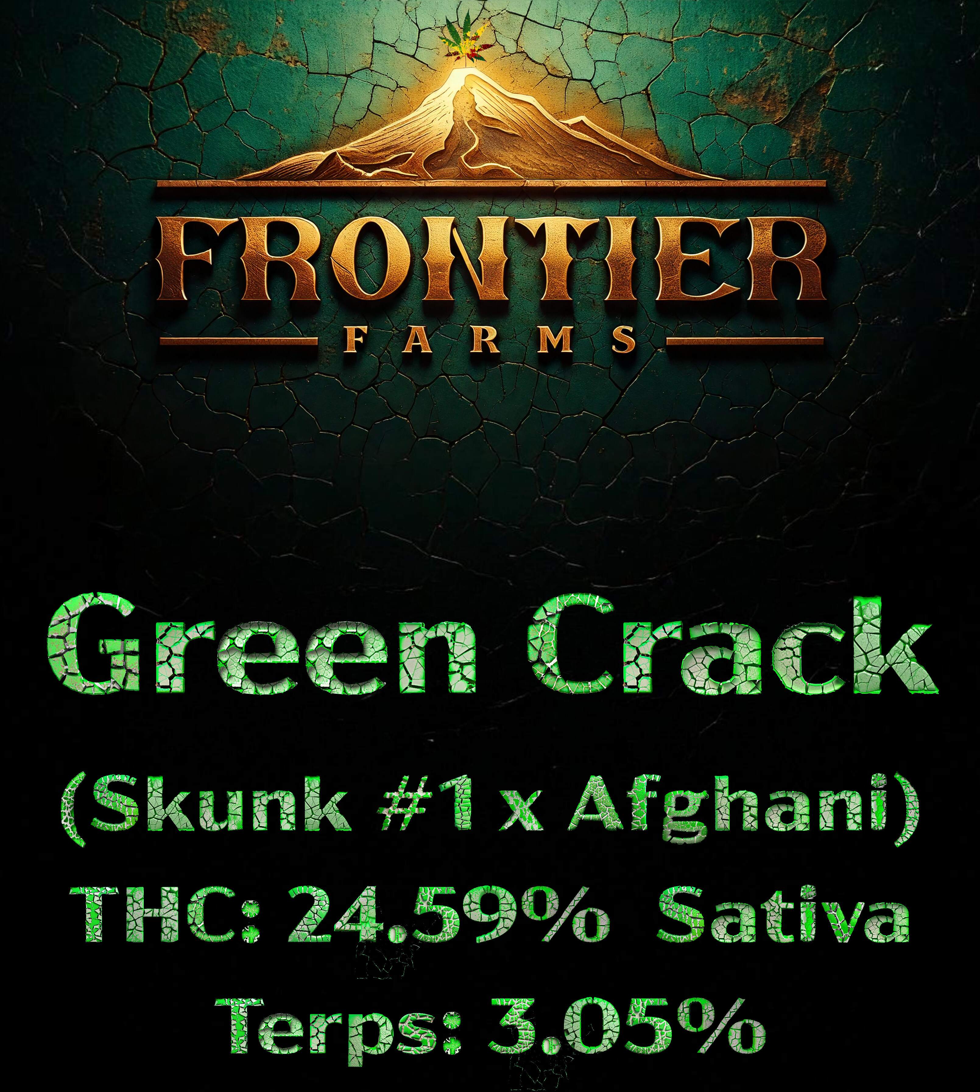 Photograph of product: Green Cr@#k (Frontier Farms) - 1g