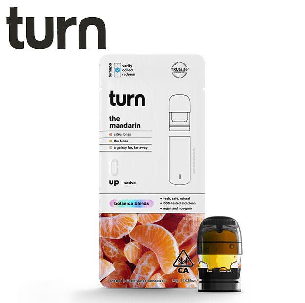 Photograph of product: Turn - The Mandarin - Botanica Blends Pod - 1g - BB Pod