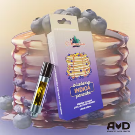 Photograph of product: Amnesia - 1g Cart - Blueberry Pancake