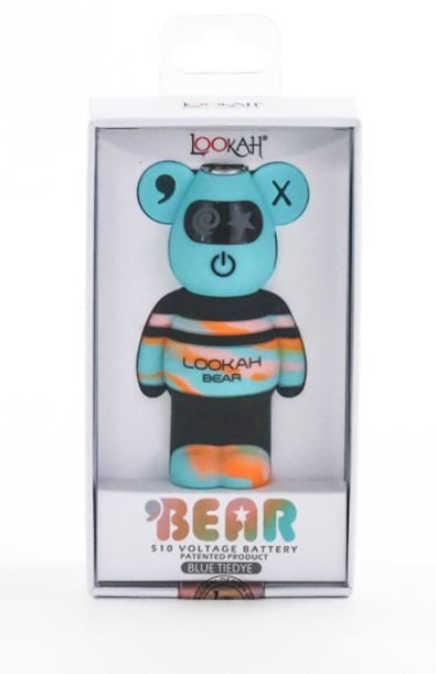Photograph of product: Lookah Bear 510 Variable Battery - Blue TieDye