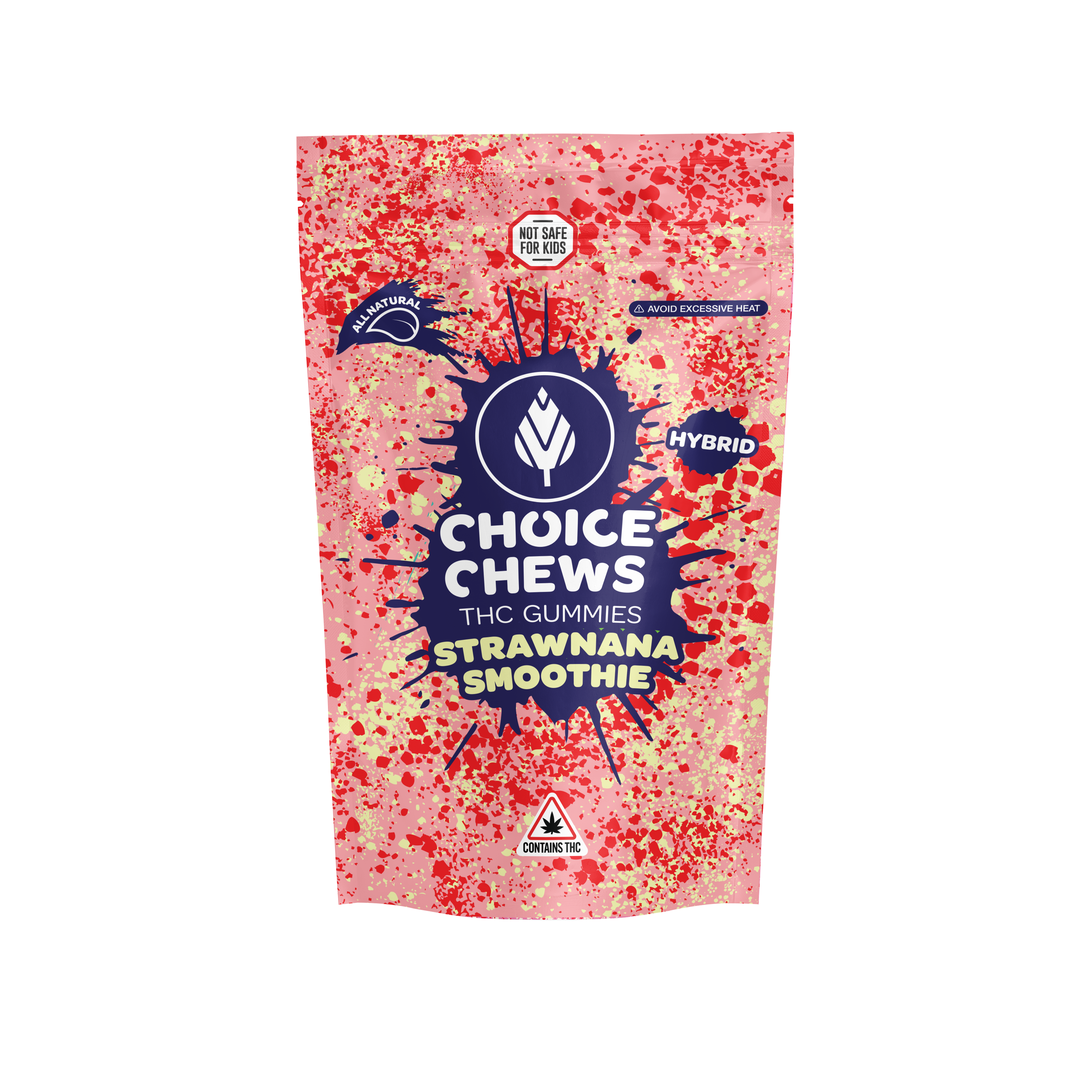 Photograph of product: Strawnana Smoothie | Gummy | 100mg | 20pk