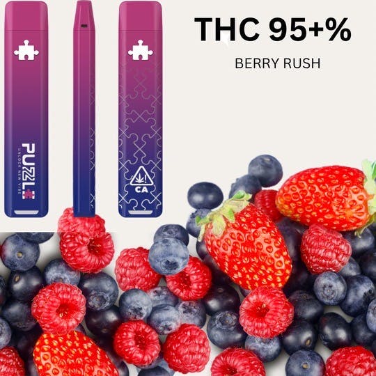Photograph of product: Berry Rush | 1g Disposable - 