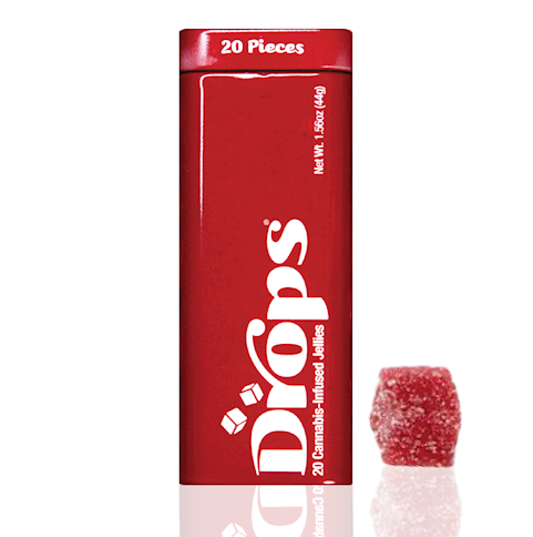 Photograph of product: DOH Drops - 1:1 Cranberry [5mg] - 20pk Rosin Edibles