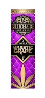 Photograph of product: Billionaire Hemp Wraps | Majestic Grape