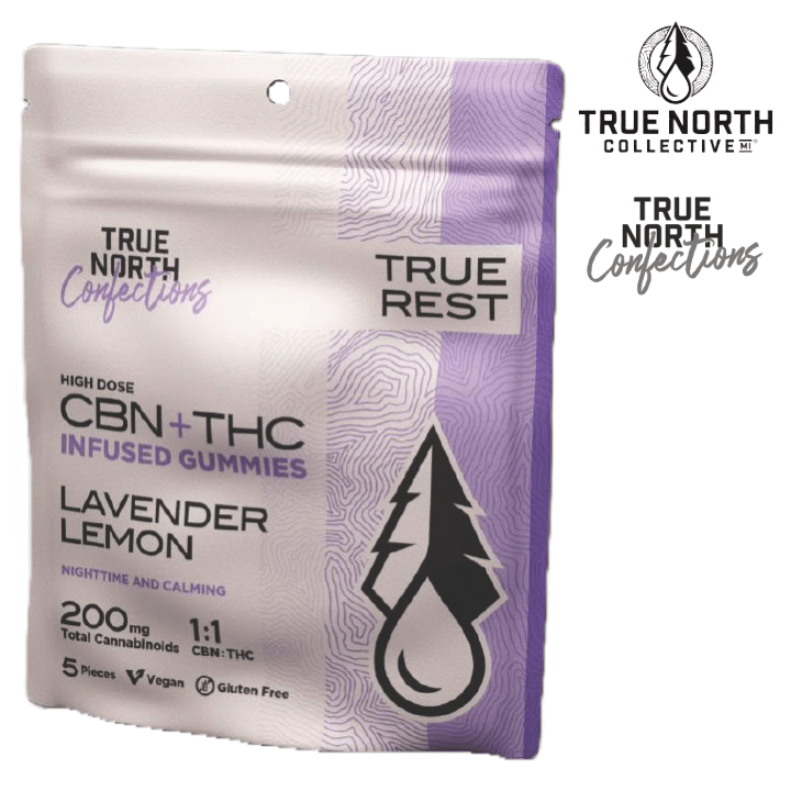 Photograph of product: True North 1:1 Lavender Lemon 200mg