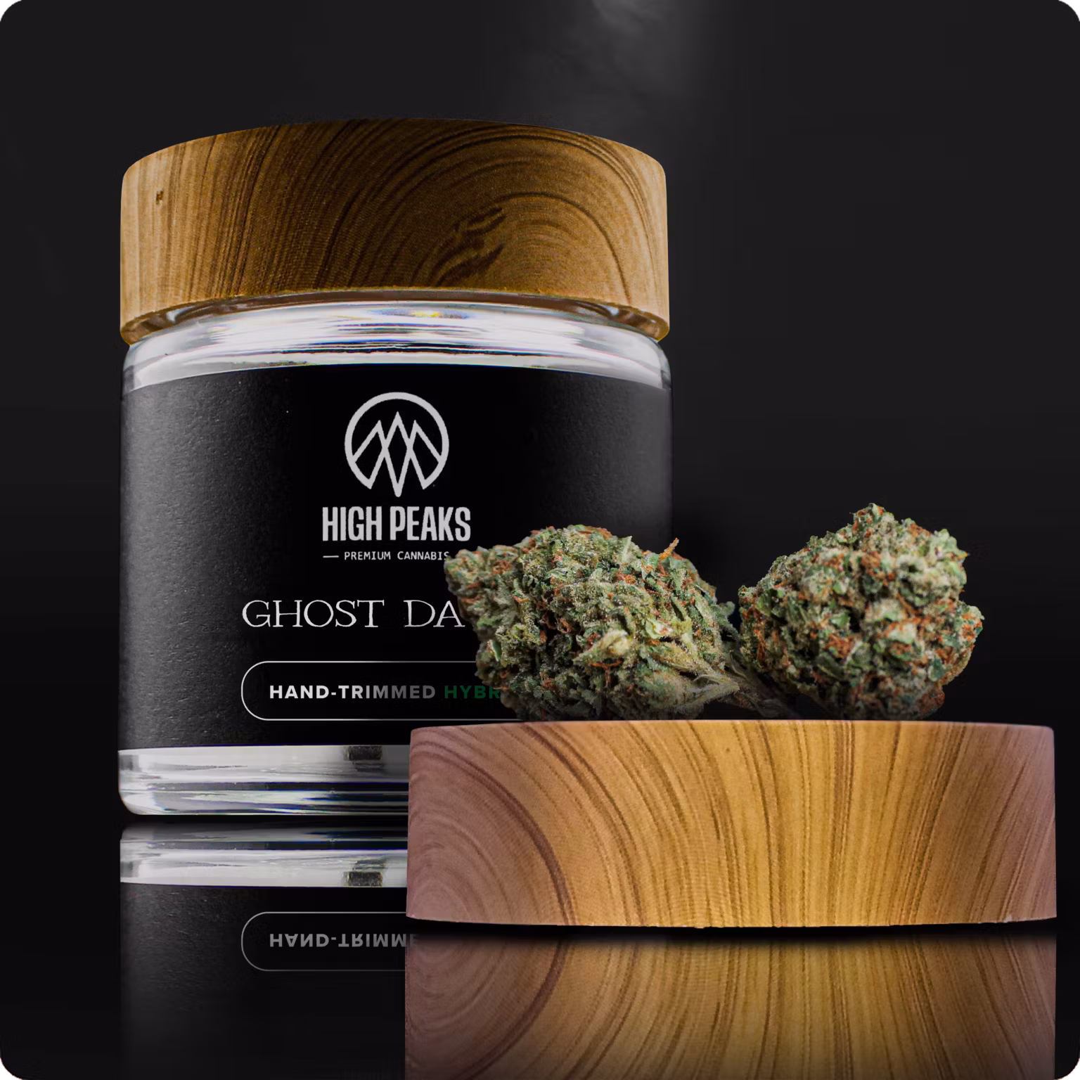Photograph of product: High Peaks | Ghost Dawg Flower 3.5g | Hybrid