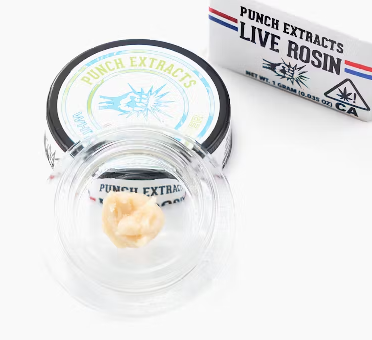 Photograph of product: Punch Extracts White Runtz Tier 3 Live Rosin 1g