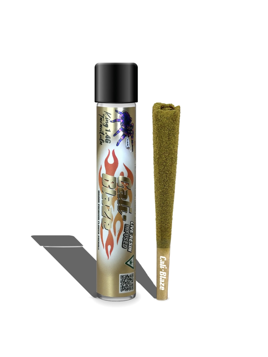 Photograph of product: AU Cali-Blaze: Lava Flow Live Resin King Tarantula