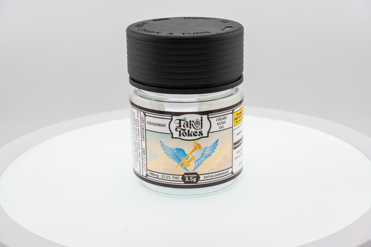 Photograph of product: Tarot Tokes - Cream Kush OG  - Flower - 3.5g