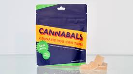 Photograph of product: Cannabals | Sour Apple | 100mg Gummies