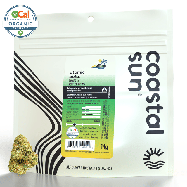 Photograph of product: Atomic Belts - Greenhouse Flower - 14g - 