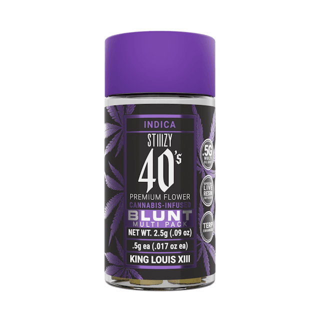 Photograph of product: King Louis XIII 40s 5pk Infused Blunts LIIIT (2.5g) - 